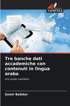 Cover Tre banche dati accademiche con contenuti in lingua araba