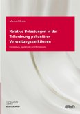 Relative Belastungen in der Teilordnung pekuniärer Verwaltungssanktionen Relative Belastungen in der Teilordnung pekuniärer Verwaltungssanktionen