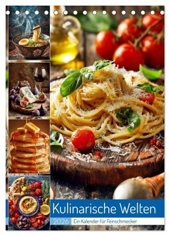 Cover Kulinarische Welten (Tischkalender 2026 DIN A5 hoch), CALVENDO Monatskalender