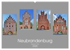 Neubrandenburg - Stadt der 4 Türme (Wandkalender 2026 DIN A2 quer), CALVENDO Monatskalender