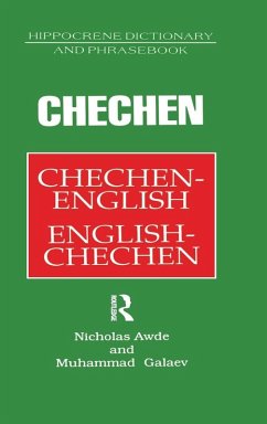 Cover Chechen-English English-Chechen Dictionary and Phrasebook