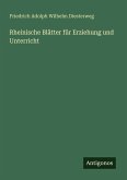 Rheinische Blätter für Erziehung und Unterricht