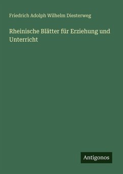 Cover Rheinische Blätter für Erziehung und Unterricht