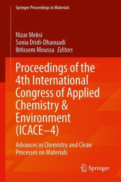 Proceedings of the 4th International Congress of Applied Chemistry and Environment (ICACE-4)