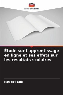 Cover Étude sur l'apprentissage en ligne et ses effets sur les résultats scolaires