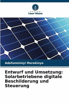Cover Entwurf und Umsetzung: Solarbetriebene digitale Beschilderung und Steuerung
