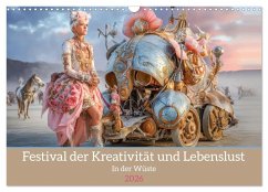 Cover Festival der Kreativität und Lebenslust - In der Wüste (Wandkalender 2026 DIN A3 quer), CALVENDO Monatskalender
