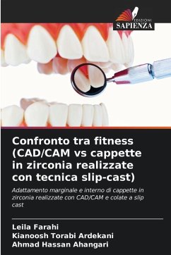 Cover Confronto tra fitness (CAD/CAM vs cappette in zirconia realizzate con tecnica slip-cast)