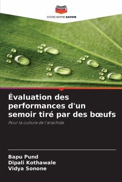 Cover Évaluation des performances d'un semoir tiré par des b¿ufs