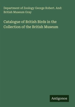 Cover Catalogue of British Birds in the Collection of the British Museum