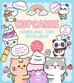 Kawaii-Mal-und-Rätselbuch - Cupcakes Kawaii-Mal-und-Rätselbuch - Cupcakes