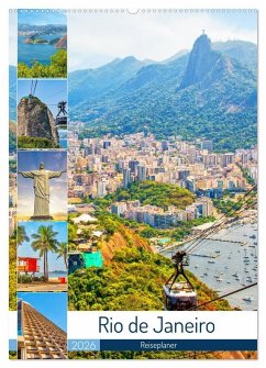 Rio de Janeiro - Reiseplaner (Wandkalender 2026 DIN A2 hoch), CALVENDO Monatskalender