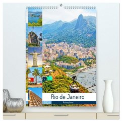 Cover Rio de Janeiro - Reiseplaner (hochwertiger Premium Wandkalender 2026 DIN A2 hoch), Kunstdruck in Hochglanz