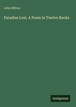 Cover Paradise Lost. A Poem in Twelve Books