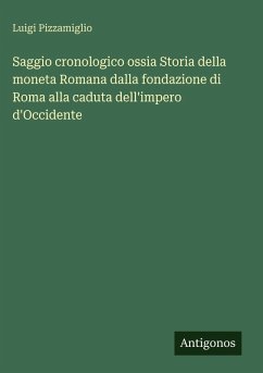 Cover Saggio cronologico ossia Storia della moneta Romana dalla fondazione di Roma alla caduta dell'impero d'Occidente