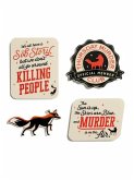 Thursday Murder Club Stickers - Sticker Set of 4 Thursday Murder Club Stickers - Sticker Set of 4