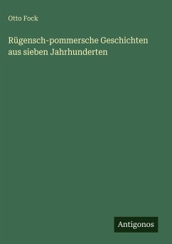 Cover Rügensch-pommersche Geschichten aus sieben Jahrhunderten