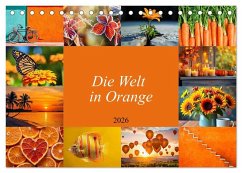 Die Welt in Orange (Tischkalender 2026 DIN A5 quer), CALVENDO Monatskalender Cover Die Welt in Orange (Tischkalender 2026 DIN A5 quer), CALVENDO Monatskalender
