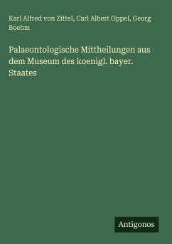 Cover Palaeontologische Mittheilungen aus dem Museum des koenigl. bayer. Staates