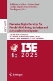 Pervasive Digital Services for People's Well-Being, Inclusion and Sustainable Development (eBook, PDF)