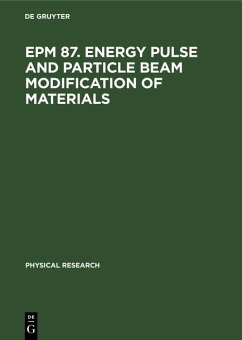 Cover EPM 87. Energy Pulse and Particle Beam Modification of Materials (eBook, PDF)