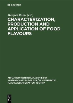 Cover Characterization, production and application of food flavours (eBook, PDF)
