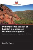 Dimorphisme sexuel et habitat du scorpion Urodacus elongatus