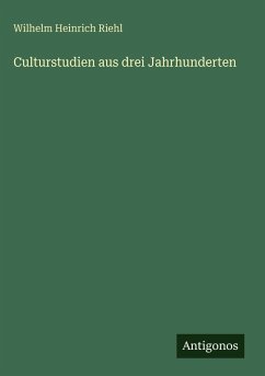 Cover Culturstudien aus drei Jahrhunderten