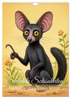 Cover Skurrile Schönheiten - Tiere, die man kaum kennt (Wandkalender 2026 DIN A4 hoch), CALVENDO Monatskalender