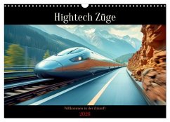 Cover Hightech Züge (Wandkalender 2026 DIN A3 quer), CALVENDO Monatskalender