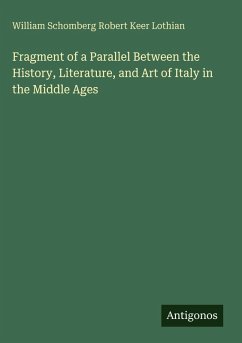 Cover Fragment of a Parallel Between the History, Literature, and Art of Italy in the Middle Ages