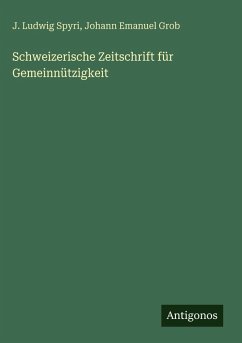 Cover Schweizerische Zeitschrift für Gemeinnützigkeit