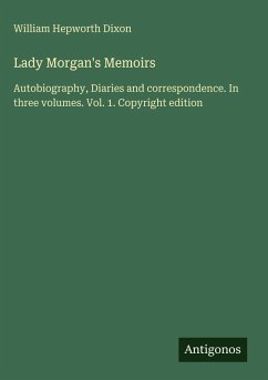 Cover Lady Morgan's Memoirs