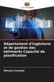 Département d'ingénierie et de gestion des bâtiments Capacité de planification Département d'ingénierie et de gestion des bâtiments Capacité de planification