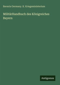 Cover MilitärHandbuch des Königreiches Bayern
