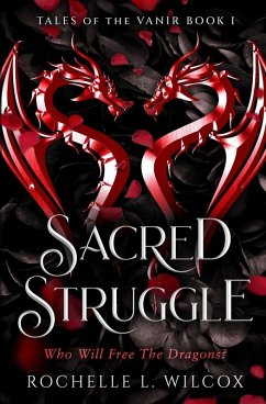 Cover Sacred Struggle, a Dragon Rider Fantasy Romance