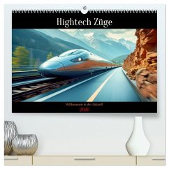 Cover Hightech Züge (hochwertiger Premium Wandkalender 2026 DIN A2 quer), Kunstdruck in Hochglanz