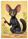 Skurrile Schönheiten - Tiere, die man kaum kennt (Wandkalender 2026 DIN A2 hoch), CALVENDO Monatskalender