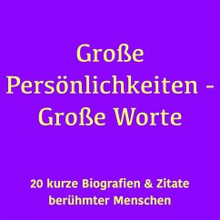 Cover Große Persönlichkeiten – Große Worte (MP3-Download)