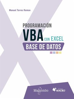 Cover Programación VBA con Excel: base de datos (eBook, ePUB)