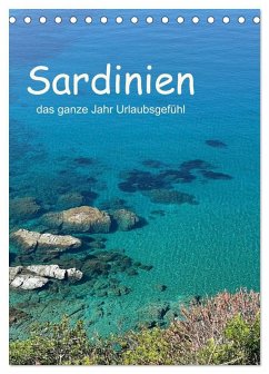 Sardinien - das ganze Jahr Urlaubsgefühl (Tischkalender 2026 DIN A5 hoch), CALVENDO Monatskalender