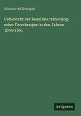 Uebersicht der Resultate mineralogi scher Forschungen in den Jahren 1844-1861