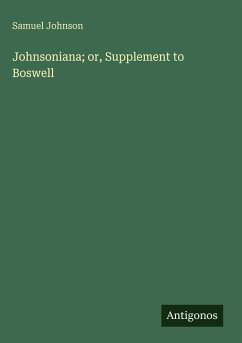Cover Johnsoniana; or, Supplement to Boswell
