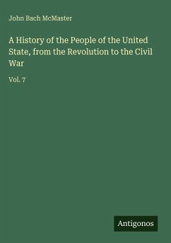 Cover A History of the People of the United State, from the Revolution to the Civil War