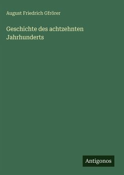 Cover Geschichte des achtzehnten Jahrhunderts