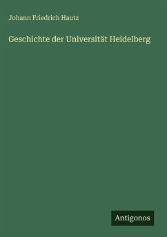 Cover Geschichte der Universität Heidelberg