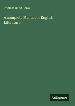 Cover A complete Manual of English Literature