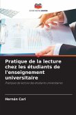 Pratique de la lecture chez les étudiants de l'enseignement universitaire Pratique de la lecture chez les étudiants de l'enseignement universitaire