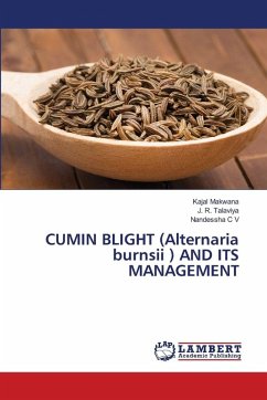 Cover CUMIN BLIGHT (Alternaria burnsii ) AND ITS MANAGEMENT