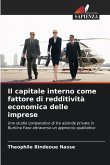 Il capitale interno come fattore di redditività economica delle imprese Il capitale interno come fattore di redditività economica delle imprese